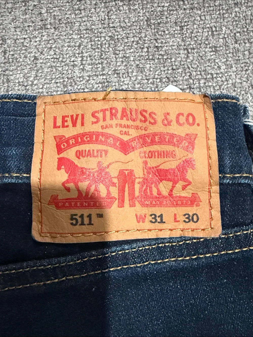 Levi's Men's Indigo Straight Jeans